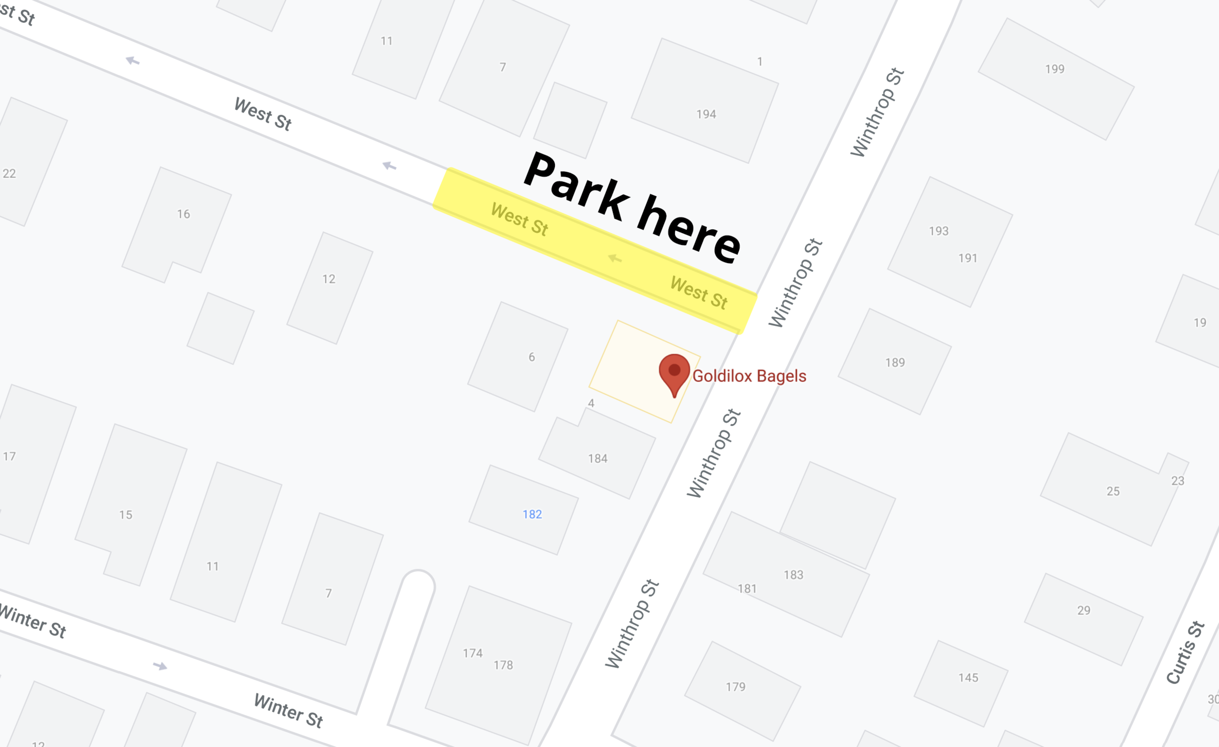 Parking map
